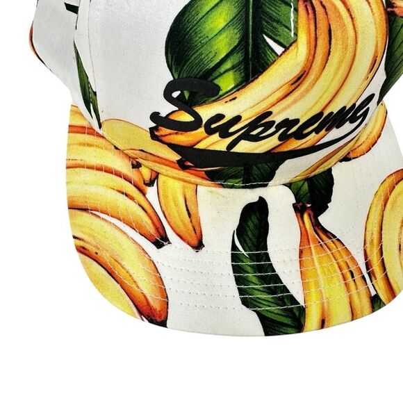 Supreme Banana 5-panel Cap Hat White SS16 - Picture 2 of 9